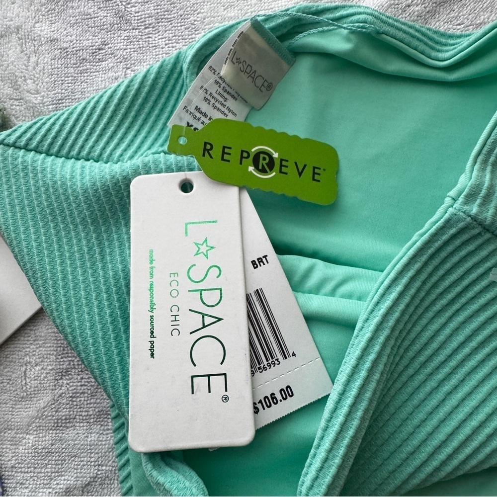 ✨Bundle ✨L*Space farm Rio Mint Green Bikini Bottom XS 3 pieces nwt - Picture 5 of 11